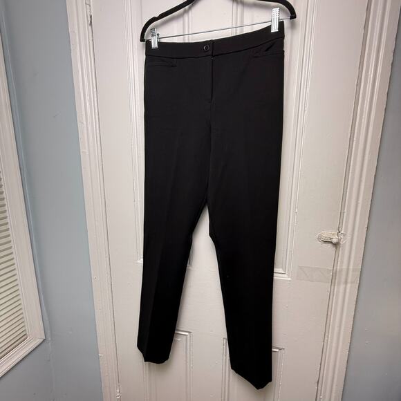 QVC Susan Graver Pants Womens Small Black Smart Ponte Slim Leg Trouser NWOT - Picture 1 of 11
